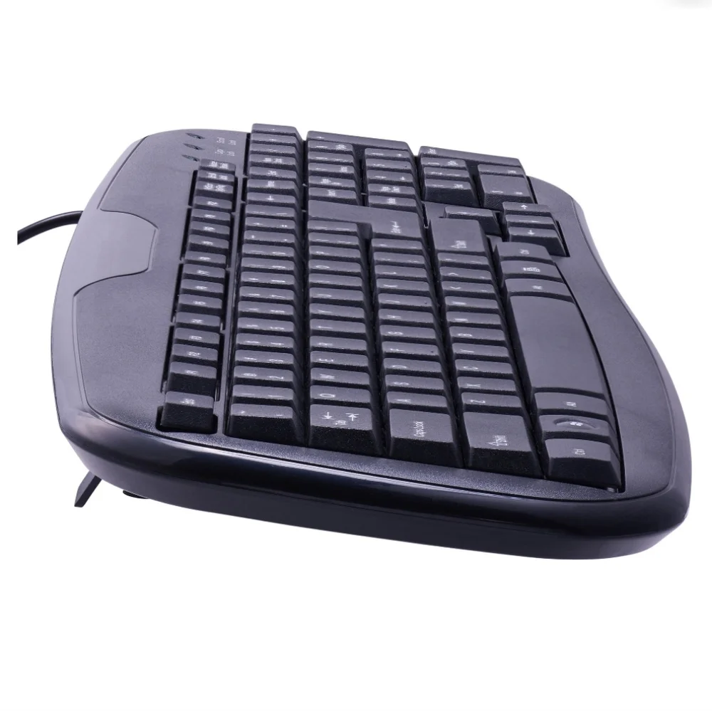 Onn USB Connect Keyboard Soft Touch Wired Color Black PC Computer Laptop Desktop